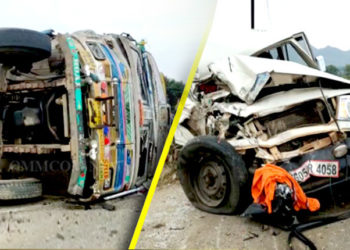 ବର ଗାଡ଼ିକୁ ପିଟିଲା ଟ୍ରକ; ଡ଼୍ରାଇଭର ମୃତ, ବର କନ୍ୟା ସହ ୮ ଗୁରୁତର