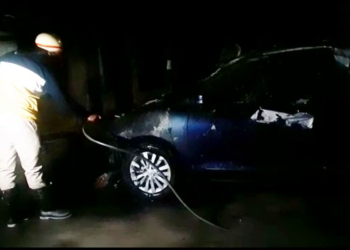 ହୁତୁ ହୁତୁ  ହୋଇ ଜଳିଗଲା କାର୍ , କାରଣ ଅସ୍ପଷ୍ଟ