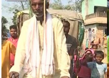 ସରପଞ୍ଚ ପ୍ରାର୍ଥୀ ପଦରେ ଠିଆ ହେଲେ ରିକ୍ସା ଚାଳକ ସନାତନ