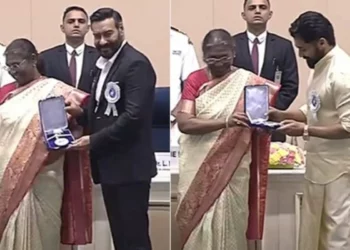 ଅଜୟ ଏବଂ ସୂର୍ଯ୍ୟାଙ୍କୁ ଶ୍ରେଷ୍ଠ ଅଭିନେତା ଆୱାର୍ଡ଼ ।