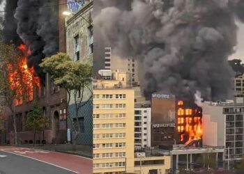 ସିଡନୀରେ ଭୀଷଣ ଅଗ୍ନିକାଣ୍ଡ, ୭ ମହଲା ବିଲ୍ଡିଂ ଭୁଶୁଡ଼ି ପଡ଼ିବା ଆଶଙ୍କା!