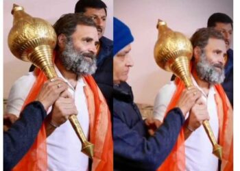 ପ୍ରଭୁ ହନୁମାନଙ୍କ ଗଦା ସହ ରାହୁଲ ଗାନ୍ଧୀଙ୍କ ଫଟୋ ସେୟାର କଲେ ଦଳର ନେତା