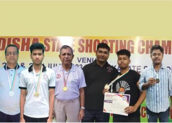 ରାଜ୍ୟ ବନ୍ଧୁକ ଚାଳନା ପ୍ରତିଯୋଗିତା ; ୫ଟି ପଦକ ହାସଲ କରି ରାଜ୍ୟରେ ଦ୍ୱିତୀୟ ସ୍ଥାନରେ ରହିଛି ତାଳଚେର ରାଇଫଲ କ୍ଲବ