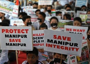 ମଣିପୁର ଗସ୍ତରେ ବିରୋଧୀ ମେଣ୍ଟ