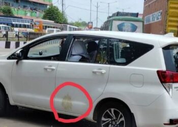 ସଚିବଙ୍କ ଗାଡିକୁ ଅଣ୍ଡାମାଡ