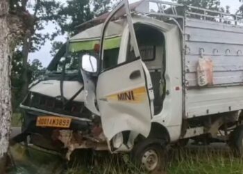 ଓଲଟିଲା ଭ୍ୟାନ , ୨୦ ଶ୍ରମିକ ଆହତ