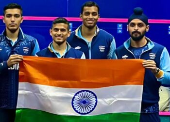 ସ୍କ୍ୱାଶରେ ପାକିସ୍ତାନକୁ ହରାଇ ସ୍ୱର୍ଣ୍ଣ ଜିତିଲା ଭାରତ