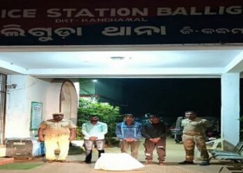 ଚୋରାଚାଲାଣ ବେଳେ ଗଞ୍ଜେଇ ଜବତ. ୩ ଗିରଫ