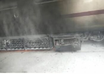 ପୁରୀ ଷ୍ଟେସନ କୋଚିଂ ଡିପୋରେ ନିଆଁ