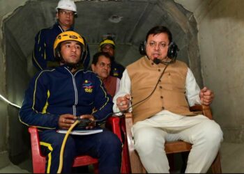 ସୁଡଙ୍ଗରେ ଉତ୍ତରାଖଣ୍ଡ ମୁଖ୍ୟମନ୍ତ୍ରୀ