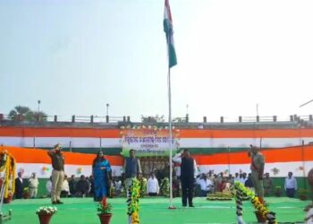 ଜଗତସିଂହପୁର ନବକୃଷ୍ଣ ଚୌଧୁରୀ ଷ୍ଟାଡିୟମ ପରିସରରେ ୭୫ ତମ ସାଧାରଣତନ୍ତ୍ର ଦିବସ ପାଳିତ