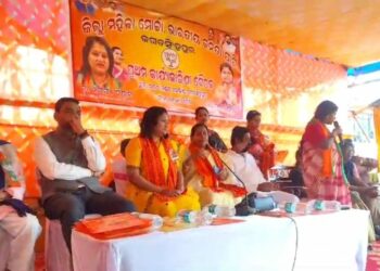 ଜିଲ୍ଲା ବିଜେପି ମହିଳା ମୋର୍ଚ୍ଚାର ପ୍ରଥମ କାର୍ଯ୍ୟକାରିଣୀ ବୈଠକ