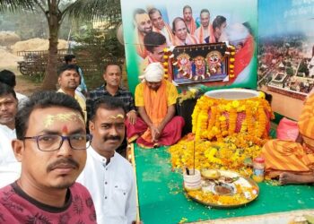 ନଗରୀ ପଞ୍ଚାୟତରେ ବୁଲିଲା ଅର୍ପଣ ରଥ