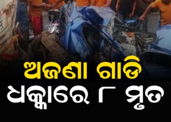 ଅଜଣା ଗାଡି ଧକ୍କାରେ ୮ ମୃତ