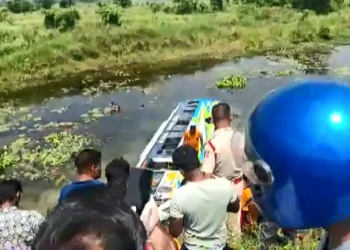 ପୋଲ ତଳକୁ ଓଲଟିଲା ବସ, ୨୦ରୁ ଉଦ୍ଧ୍ୱର୍ ଆହତ