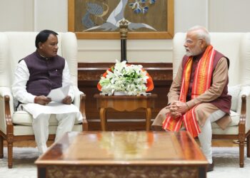 ମୋଦିଙ୍କୁ ଭେଟିଲେ ମୁଖ୍ୟମନ୍ତ୍ରୀ