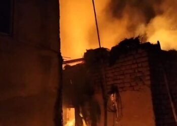 ଅଗ୍ନିକାଣ୍ଡ ଘଟି ଜଳିଗଲା ୧୦ ବଖରା