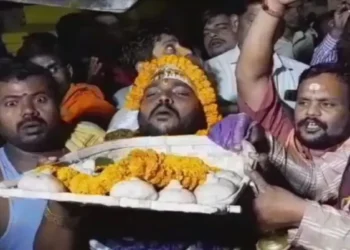 ବଡ ଓଷା ଉପଲକ୍ଷେ ଧବଳେଶ୍ୱରଙ୍କ ନିକଟରେ ଲାଗି ହେଲା ଗଜ ଭୋଗ ଓ ତୋରଣ