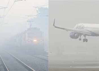 ଦିଲ୍ଲୀରେ ପ୍ରବଳ ଘନ କୁହୁଡି ; ୧୨୮ ବିମାନ ବାତିଲ, ୫୦ରୁ ଅଧିକ ଟ୍ରେନ ବିଳମ୍ବ